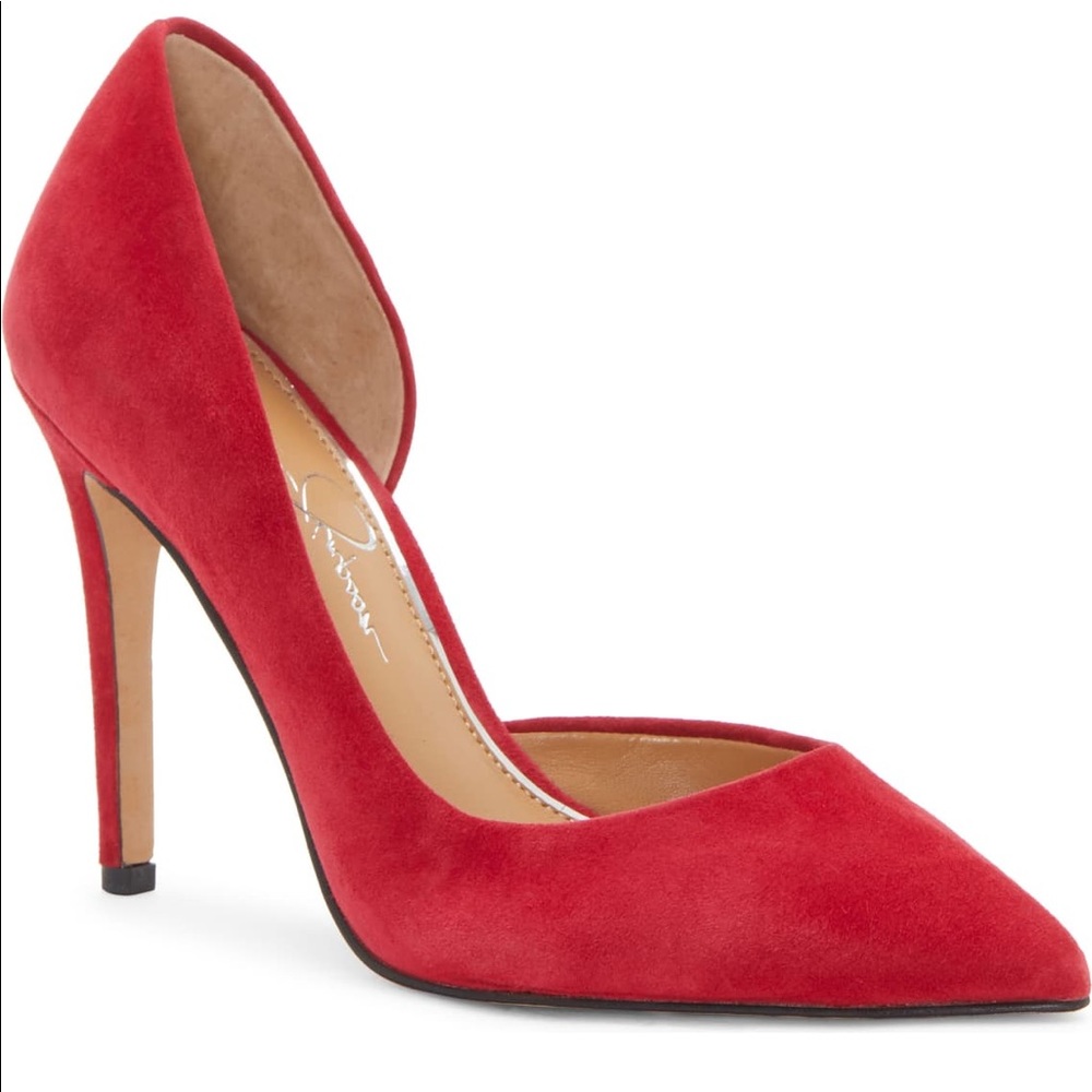 Red Jessica Simpson Pheona Pumps